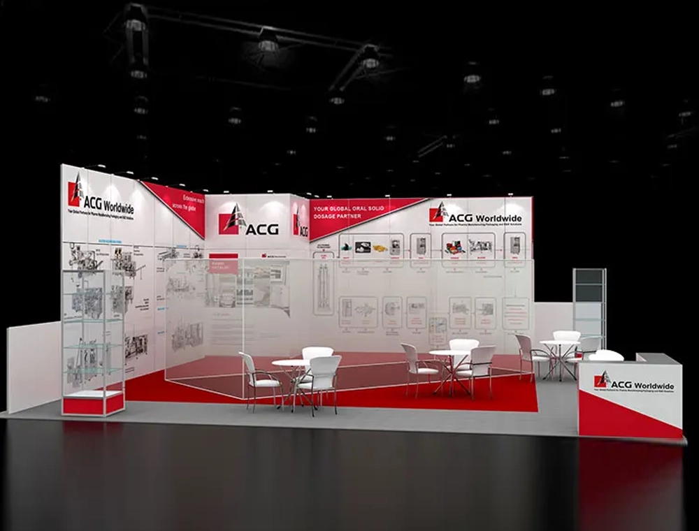30x30 trade show booth